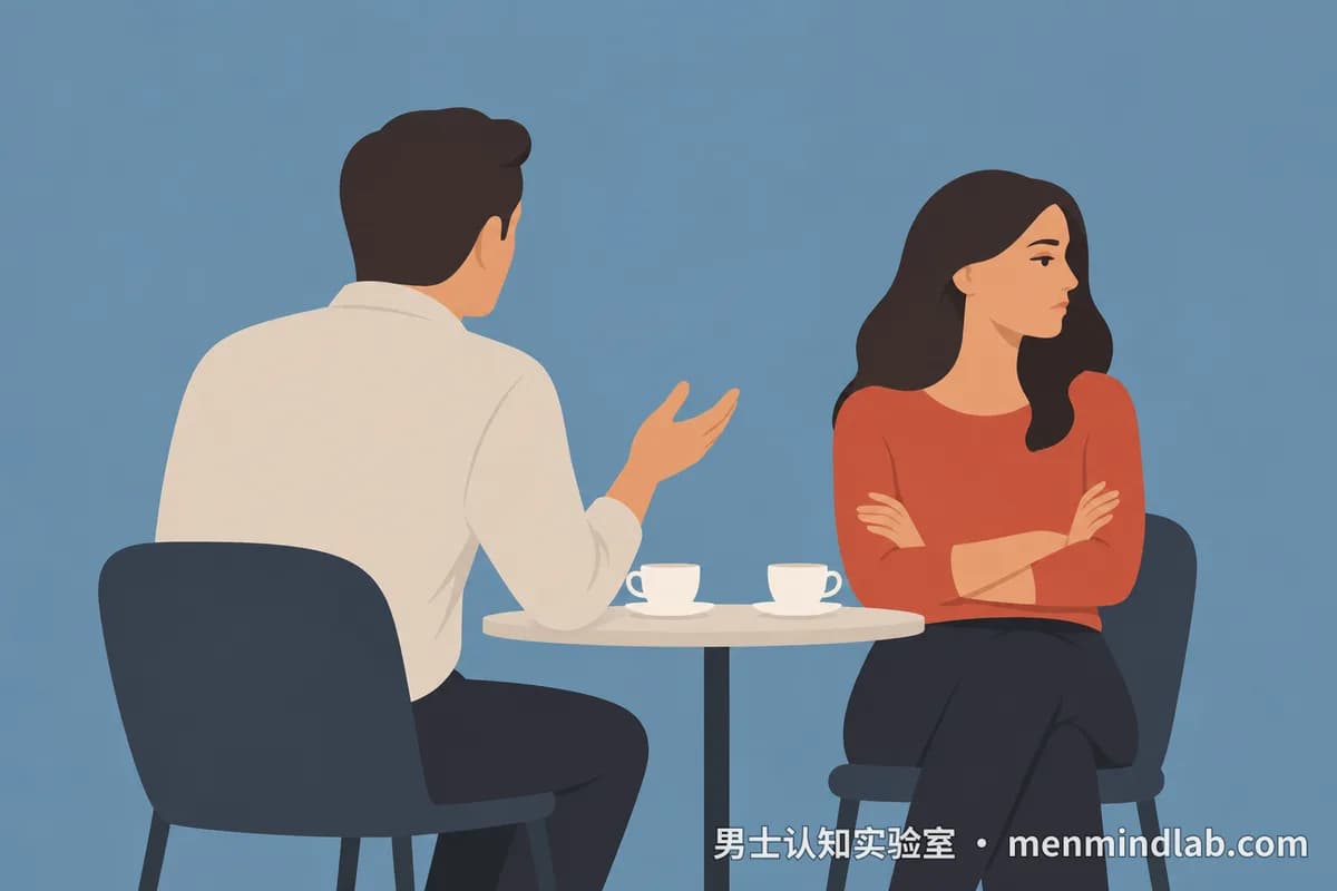女朋友生气我越解释她越气:男生「先自证」的思维习惯从哪来