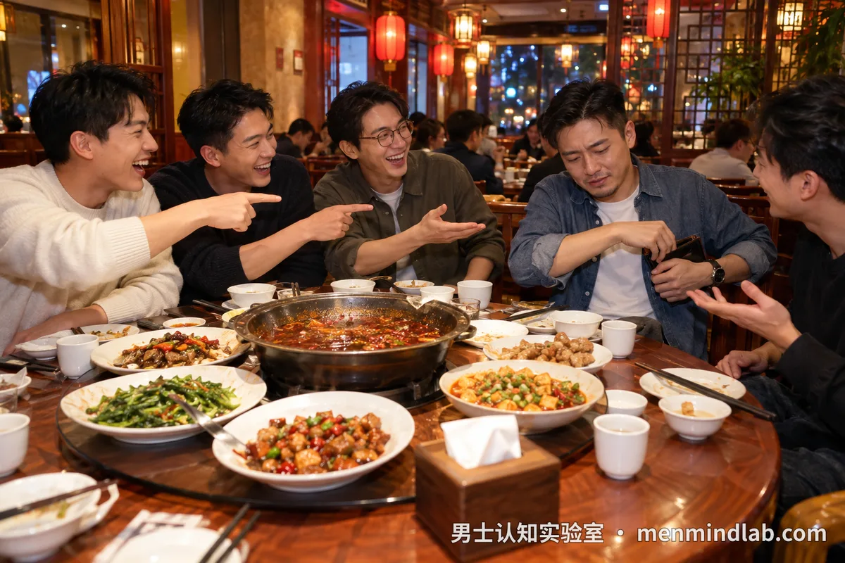 同样是被起哄买单,三种反应长什么样